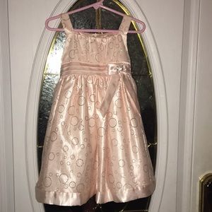Pink and silver dress (3T-toddler)